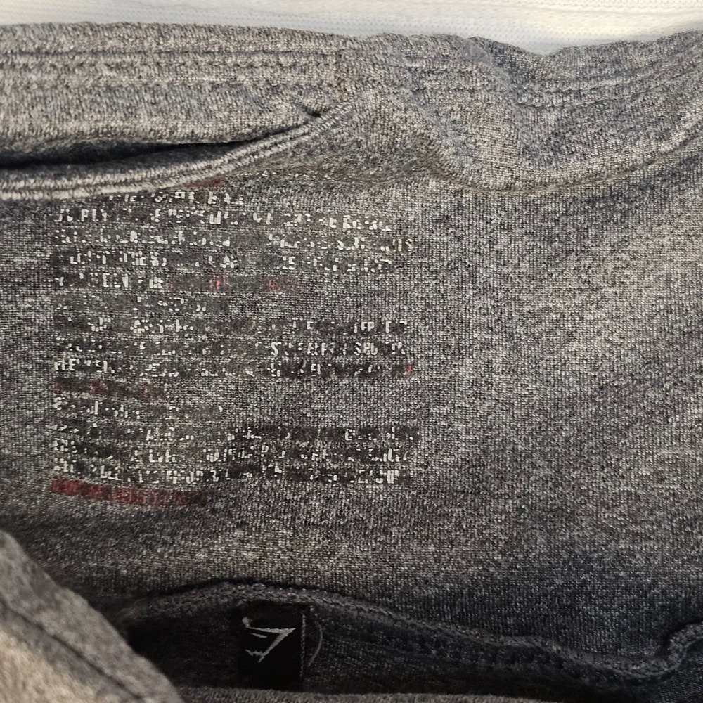 Gymshark Womens High Waisted Leggings Charcoal Grey Marl Athletic Yoga Pants S - Picture 3 of 6